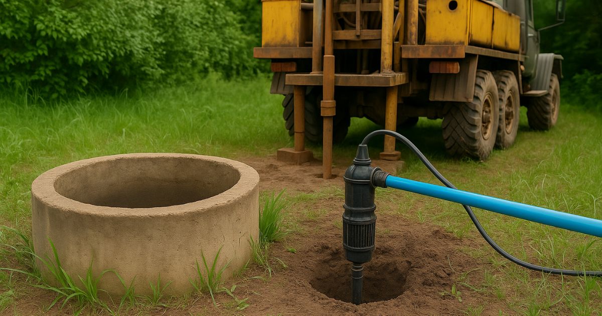 Пропала вода в скважине: возможные причины и их решение